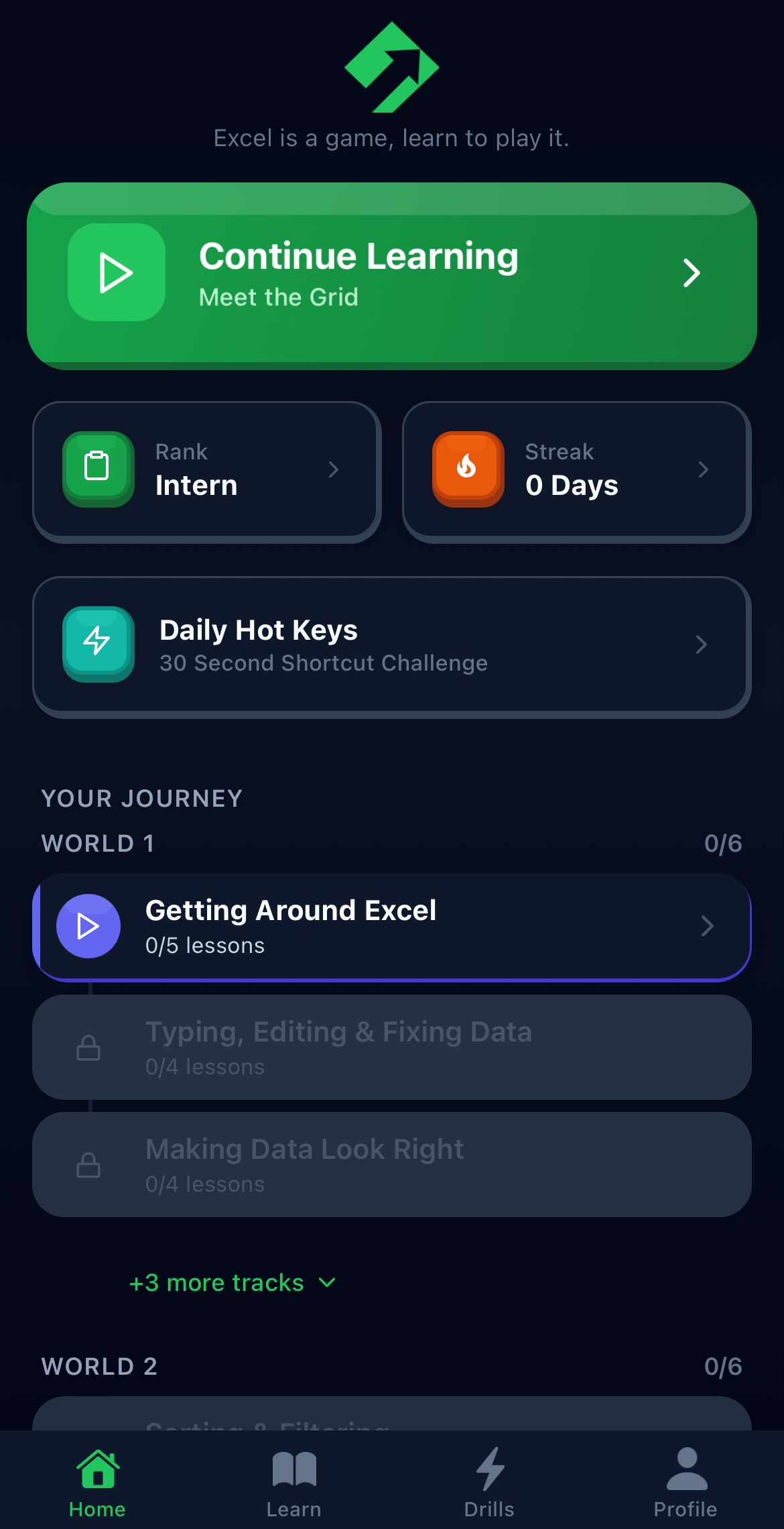 Desk Dojo home screen